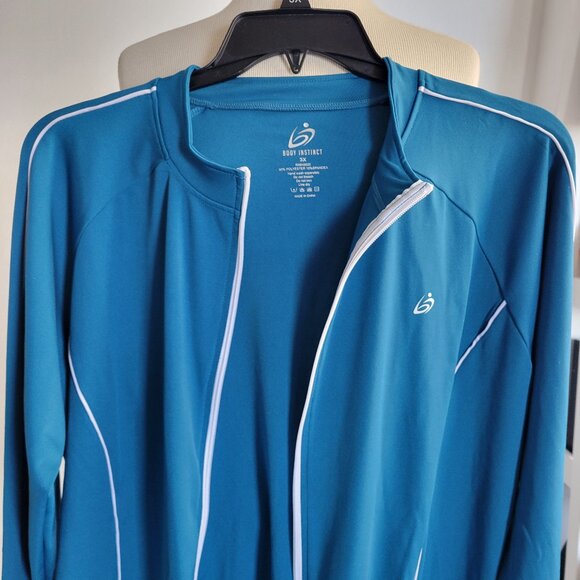Source Unknown Jackets & Blazers - Body Instinct Plus Size Athletic Tracking Jacket (Size: 3X)